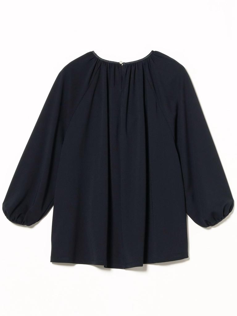 B:MING LIFE STORE by BEAMS Women's Navy Tricot Balloon Pullover (Sizes S-M)