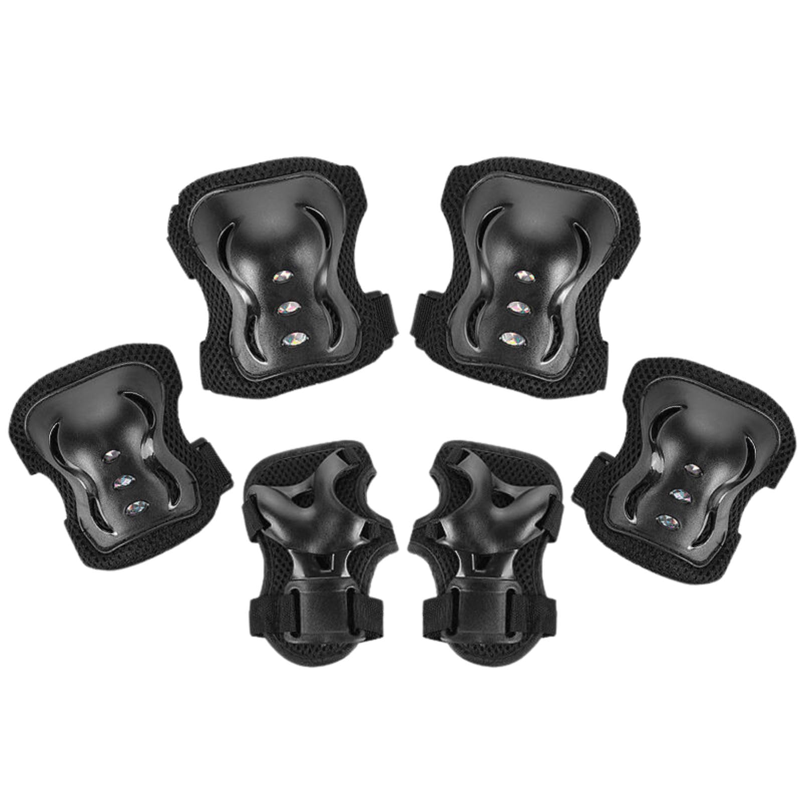 

Life2 Kiku Protective Gear for and Roller Black Kids Bicycles, Skateboards, Skates, 6-Piece Set, чёрный