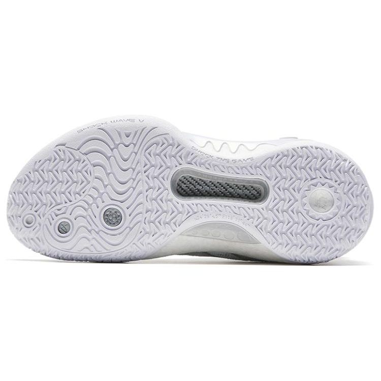 Anta Crazy Tide 5 Dziedzictwo Antypoślizgowe Trwałe Niskie Buty do Koszykówki Damskie sneakersy Szary Srebrny 122331106-7