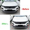 Car Front Bumper Lip Spoiler Diffuser Splitters BodyKit Aprons Cover Guard Trim For Volkswagen T-Roc Standard Edition 2018-2022