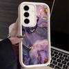 Fashion Marble Pattern S25Ultra Phone Case For Samsung Galaxy S25 S24 S23 Ultra 5G Funda S22 S20 Plus S21 FE S24FE Cases Cover