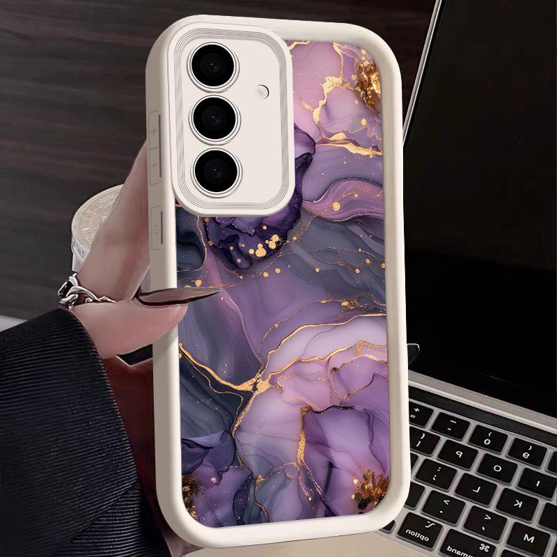 Fashion Marble Pattern S25Ultra Phone Case For Samsung Galaxy S25 S24 S23 Ultra 5G Funda S22 S20 Plus S21 FE S24FE Cases Cover