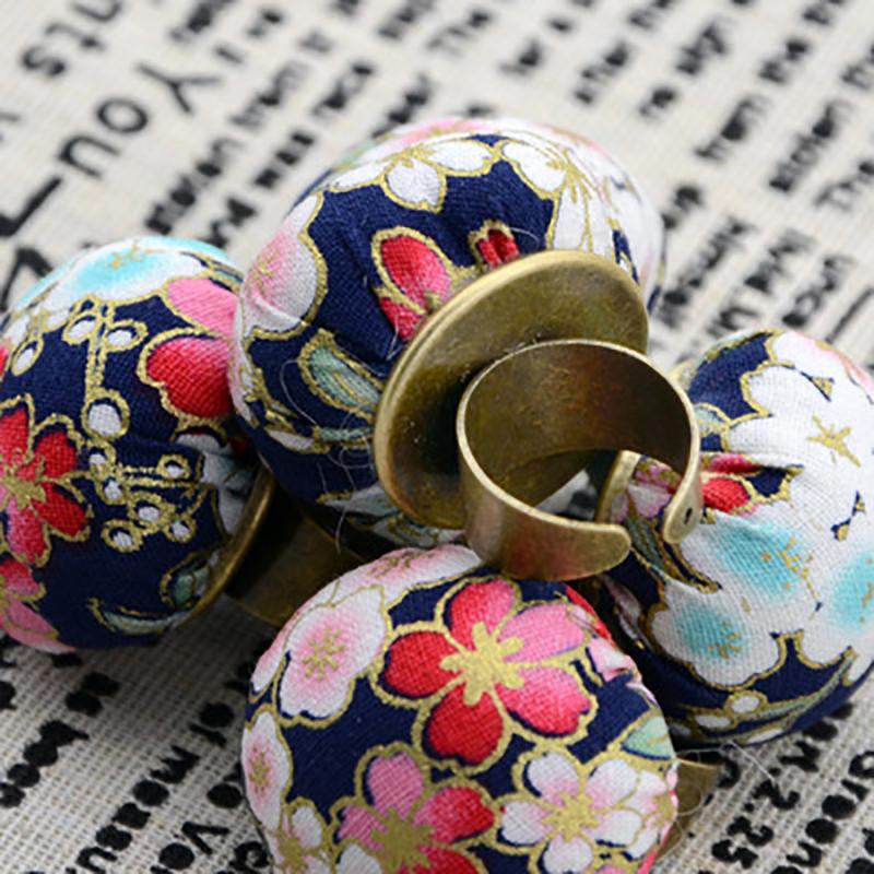 Zufällige Farbe Verstellbare Ring Nadelkissen Für DIY Nähwerkzeuge Zubehör