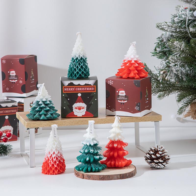 Ins Christmas Tree Aromatherapy Candle Home Creative Styling Candle Souvenir Christmas Gift