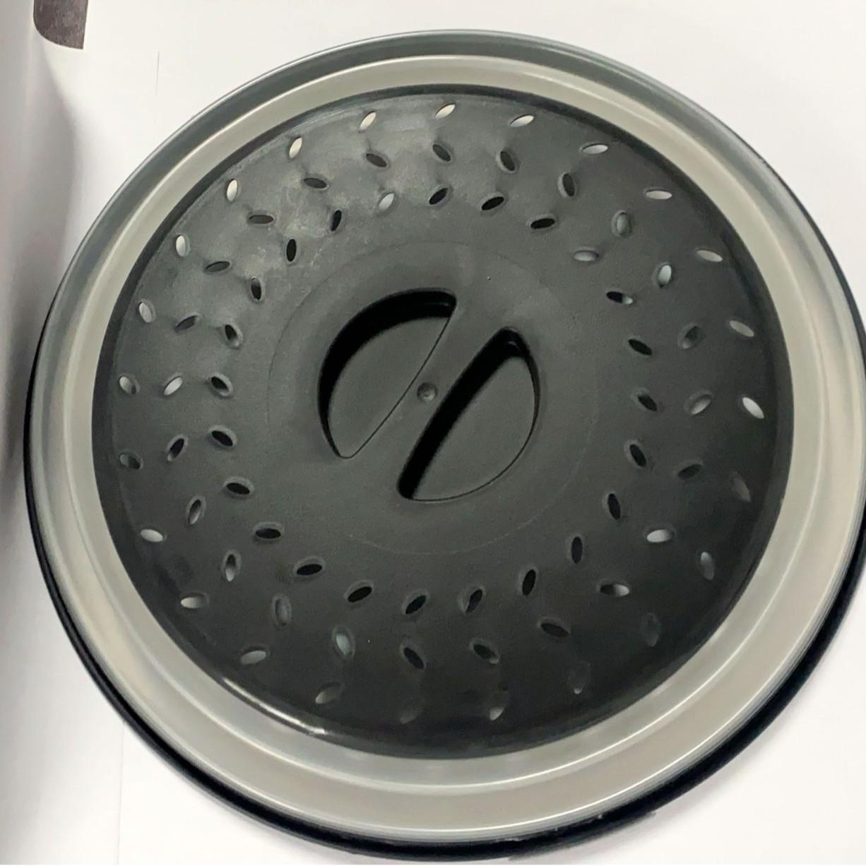 

Складная защита от брызг в микроволновой печи и чехол для сохранения свежести с корзиной для фильтра фруктовой воды чёрный