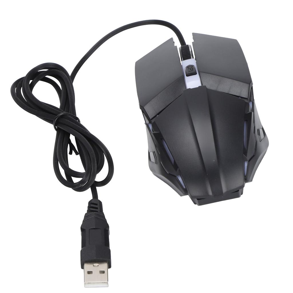 Wired Gaming Mouse Ergonomic Breathing Light RGB Backlit Mechanical Mice for PC Notebook Laptop