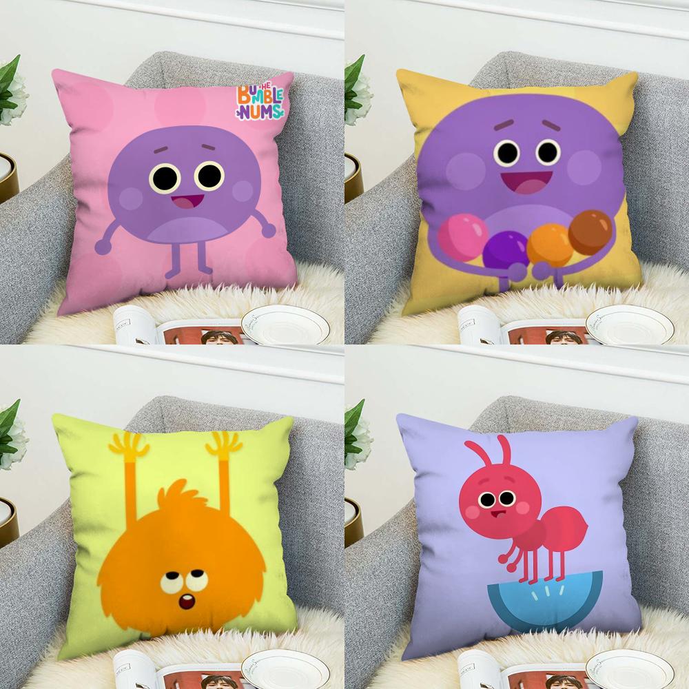 THE Bumble Nums Humble Pillow Case For Car Sofa Decorative Home Doublesided Print Plush Square Throw Pillow Cushion Cover