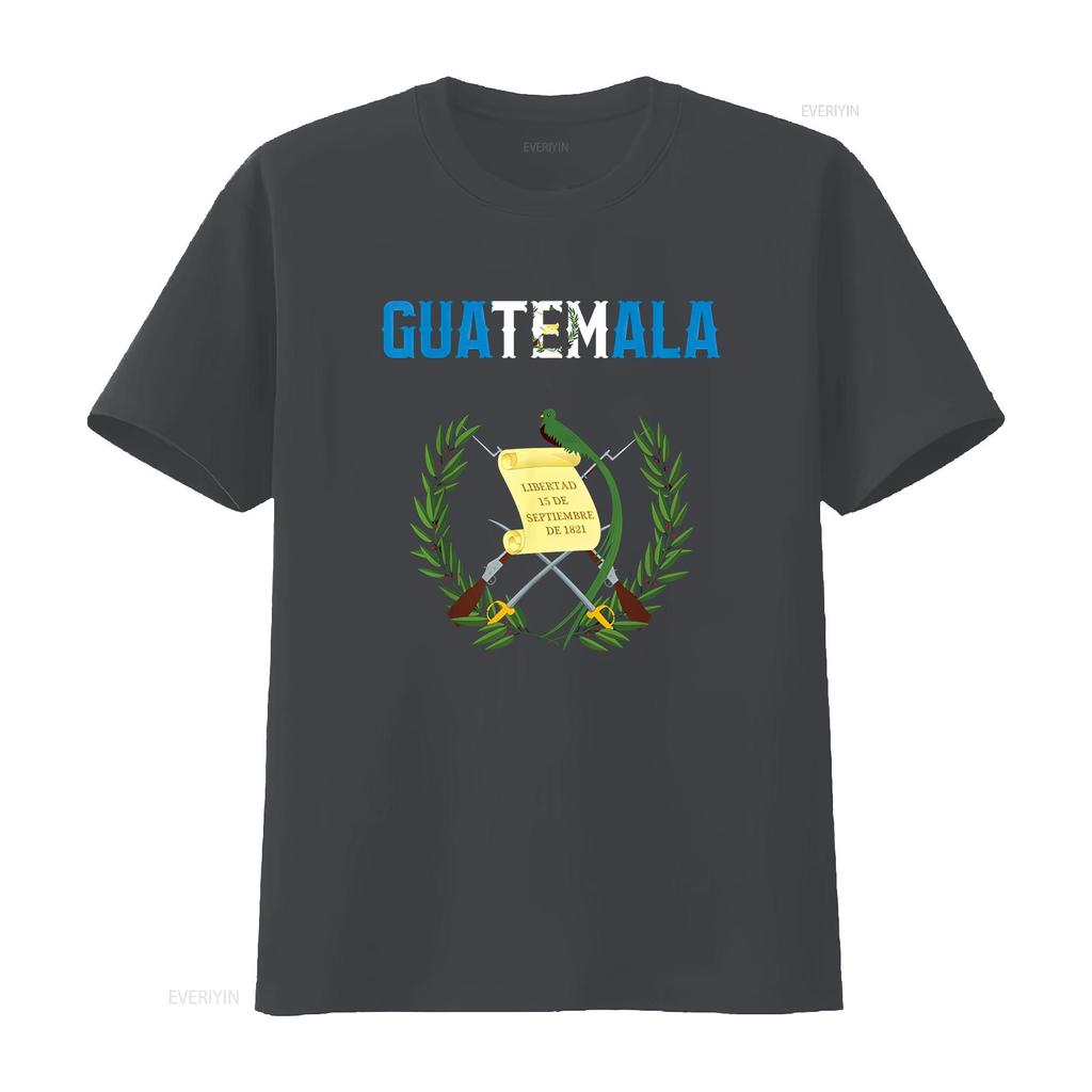 Guatemala Guatemalan Flag of T Shirt Vintage Washed Stylish Stretched Casual Slightly Top For Everyday Wear Streetwear Graphic