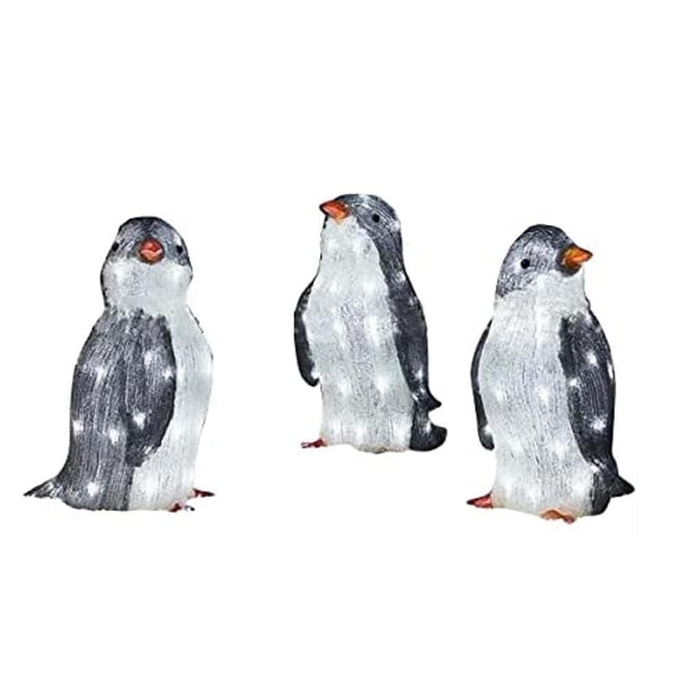 Light-Up Penguin Christmas DecorationPenguin Christmas Decoration Yard Ornaments