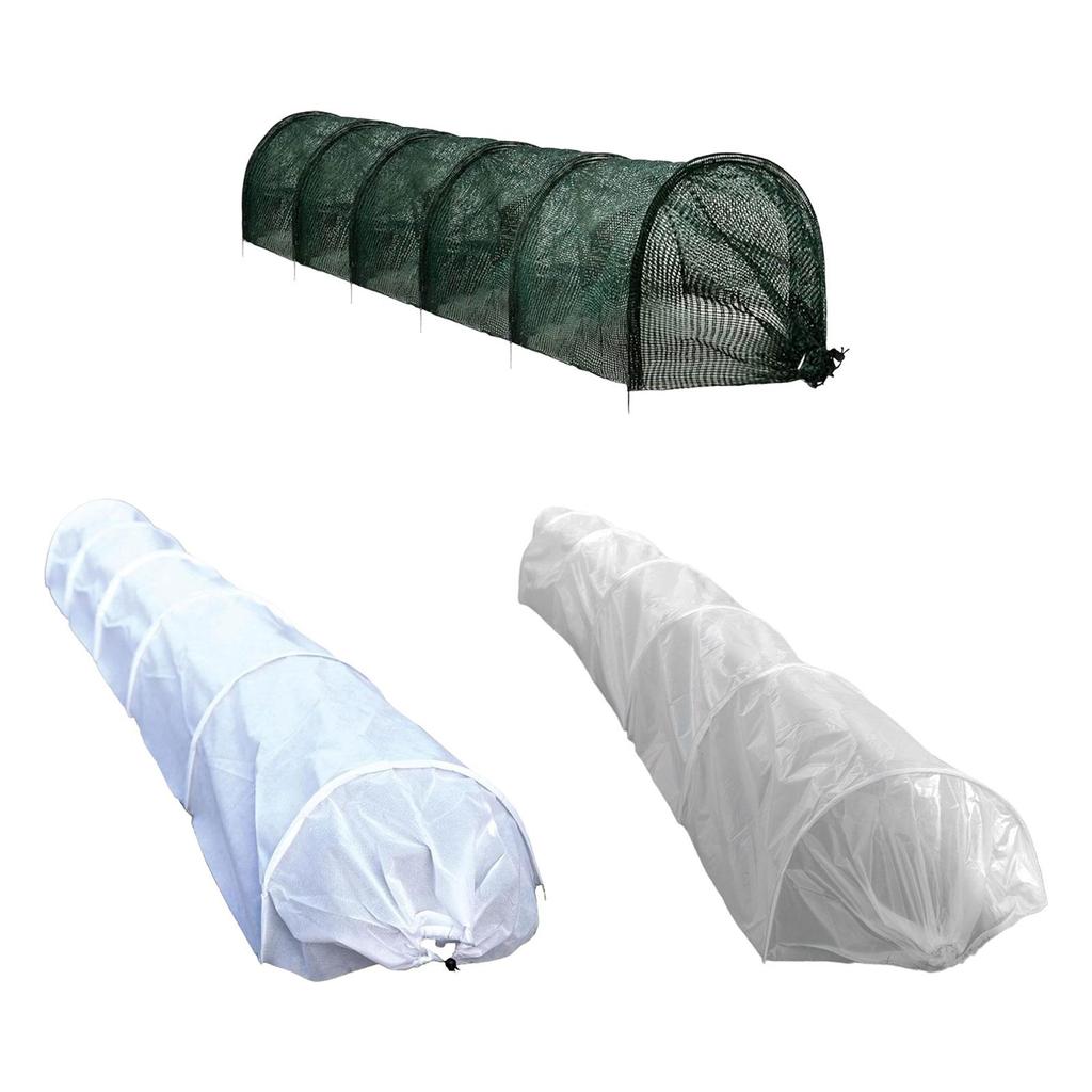 Garden Tunnel Shade Net Cover Heavy Duty Vegetables Plant Cover Tunnel Plant Row Cover for Yard Balcony Outdoor Farm Outside
