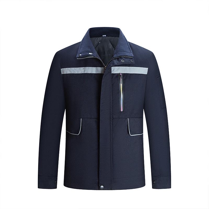 Reflective Winter Workwear Jacket for Cold Storage and Construction