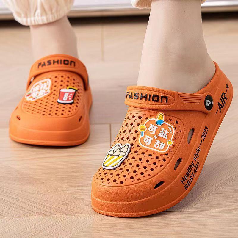 

2025 Women Slippers Hole Shoes Girl Beach Shoes Eva Light Sandals Home Slippers Outdoor Summer Wading Sneaker Non-Slip Shoes 37-38 білий
