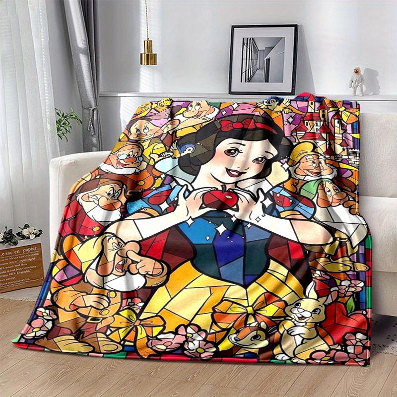 1pc, Enchanting Snow White Home Decor Blanket, Flannel Throw, Bedroom, Living Room, or Outdoor Adventures 80x120cm