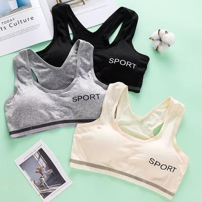 Girls Underwear Training Bra Vest Children UnderclothesTops Training Bra 8-14Years