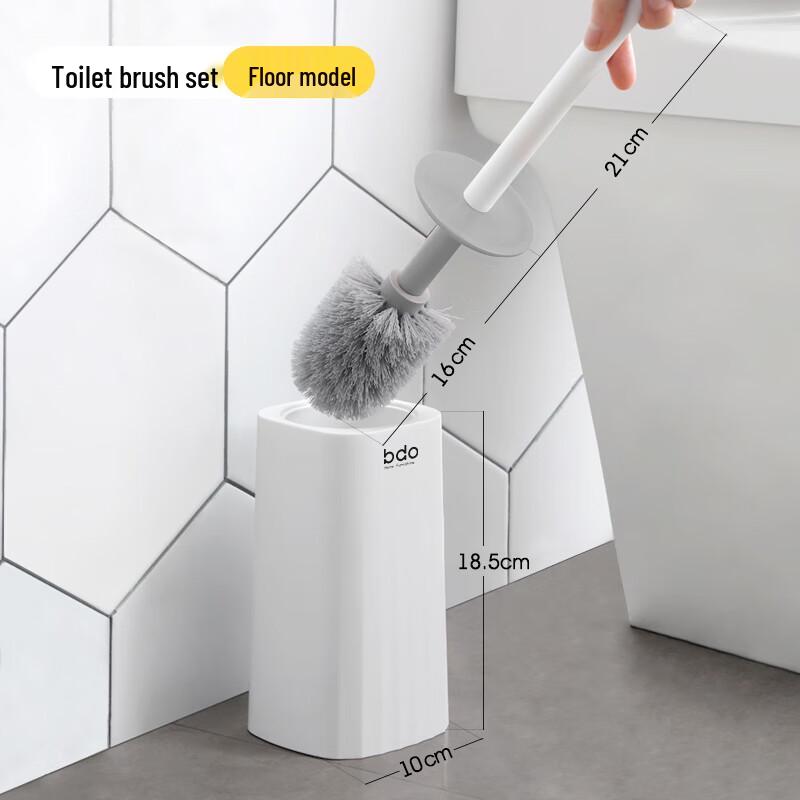 Anti-Splash Toilet Brush with Base