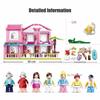 Sluban Friends City House Princess Castle Sets for Girls Apartment Garden Casa Villa Building Blocks Figures Toys Kids DIY Gifts