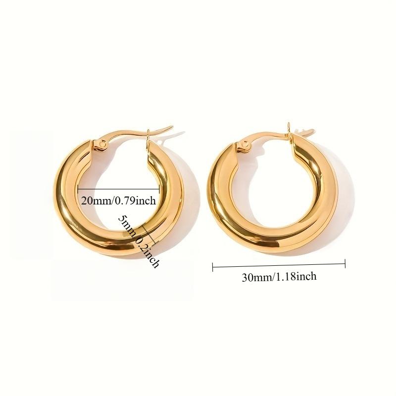 Premium Hypoallergenic Gold Earrings, Elegant Everyday & Party Accessories