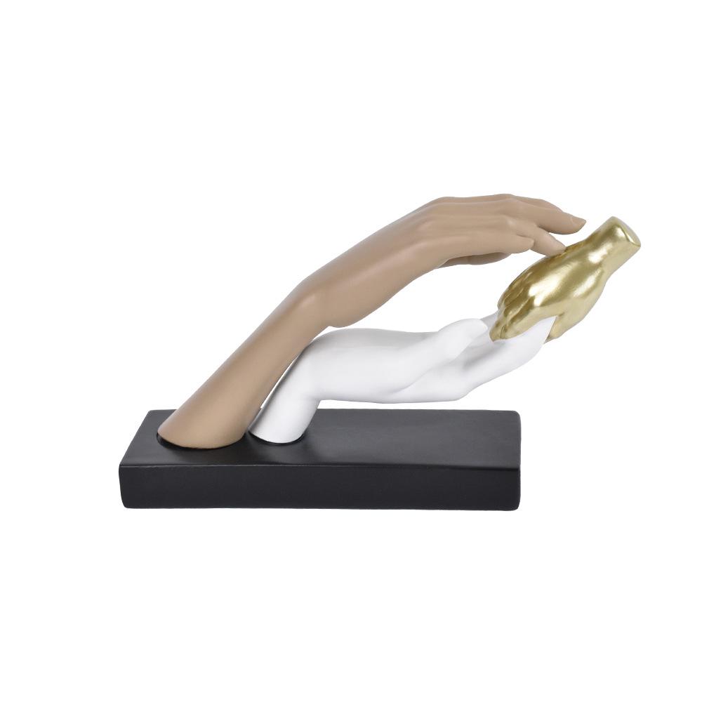 Contemporary Abstract Resin Art Table Ornament