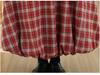 2025 Autumn/Winter High Waist Slimming Plaid Skirt - Mid-Length Japanese Style