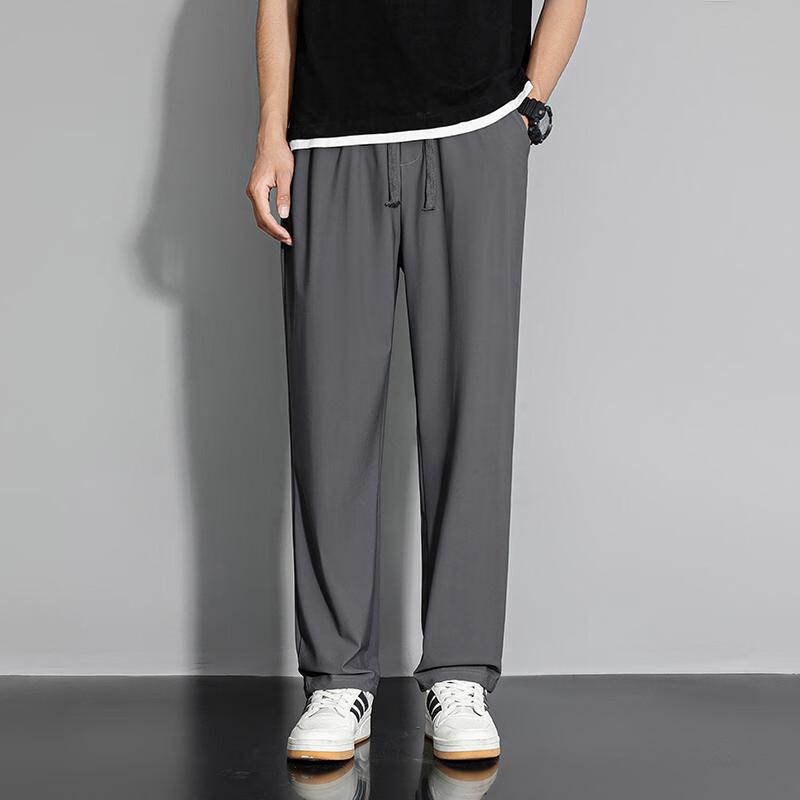 G·TENNA DX-WBP821 Unisex Ice Silk Quick-Dry Casual Long Pants