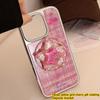 Gilt Mobile Phone Case Apple 16promax Red Plaid Cherry Iphone15 Electroplating 14 Suitable for Various Models