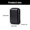 EVA Bag with Mesh Pocket Handheld Game Console Black Carrying Case Scratchproof Case Shockproof Storage Box for RG34XX