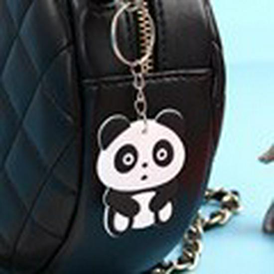 Cartoon Elephant PVC Keychain Pendant - Soft Rubber Animal Design