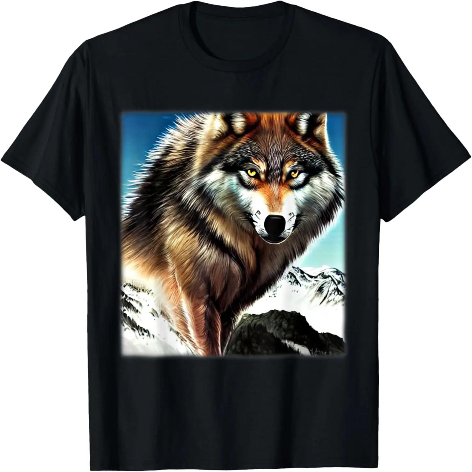 Футболка для хайкинга с изображением дикой природы S