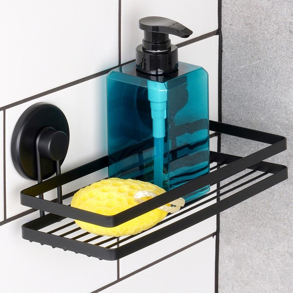 Bathroom Suction Cup Wall Shelf for Shower for Cosmetics and Accessories