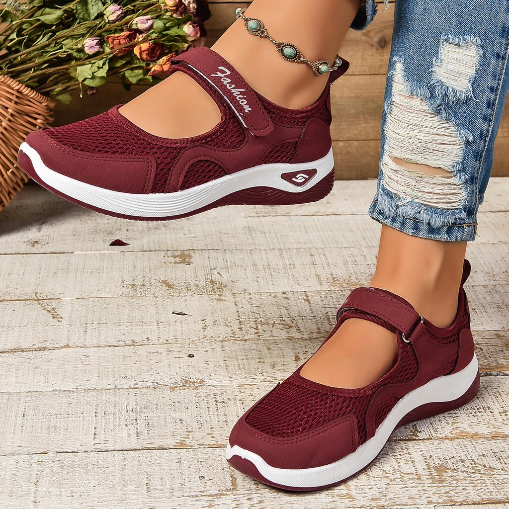 Fashion Women Sneakers Fashion Shallow Mesh Breathable Vulcanized Shoes Autumn New Round Head Flat Comfortable Casual Women's Shoes