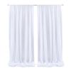 Cross-Rod Outdoor Wedding Mesh Curtain for Party Decoration
