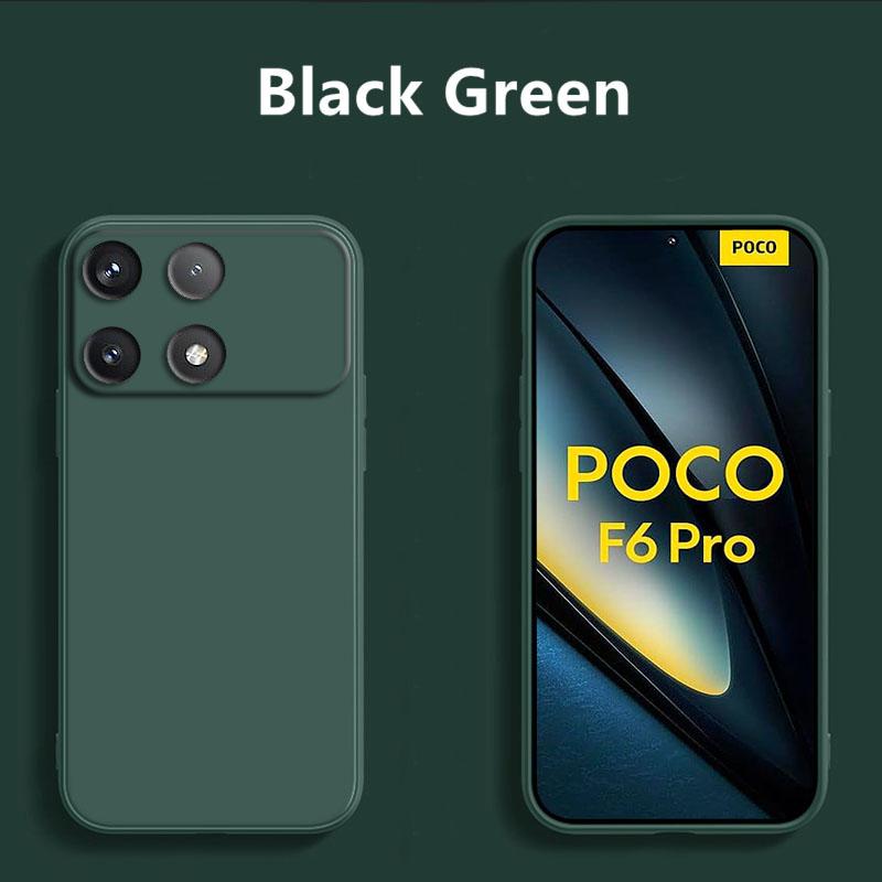 For Xiaomi Poco F6 Pro Case For Xiaomi Poco F6 Pro Case Funda Liquid Silicon Capa Back Phone Cover for Xiaomi Poco F6 Pro