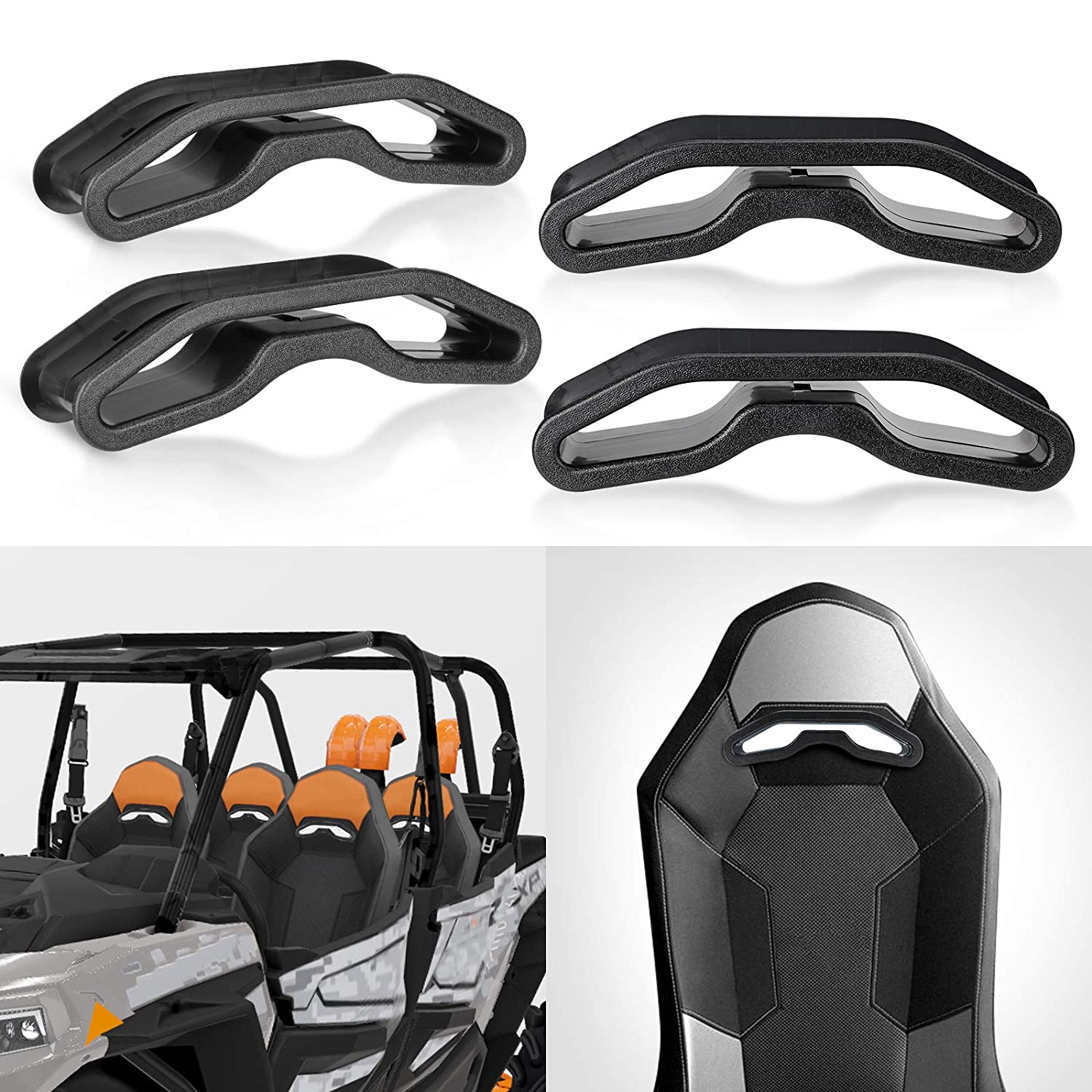 

Вставка для сидіння UTV з прорізом для ременя безпеки Для Polaris RZR XP 900 1000 S General RANRZR Sportsman ACE 750 2014-2020 2019