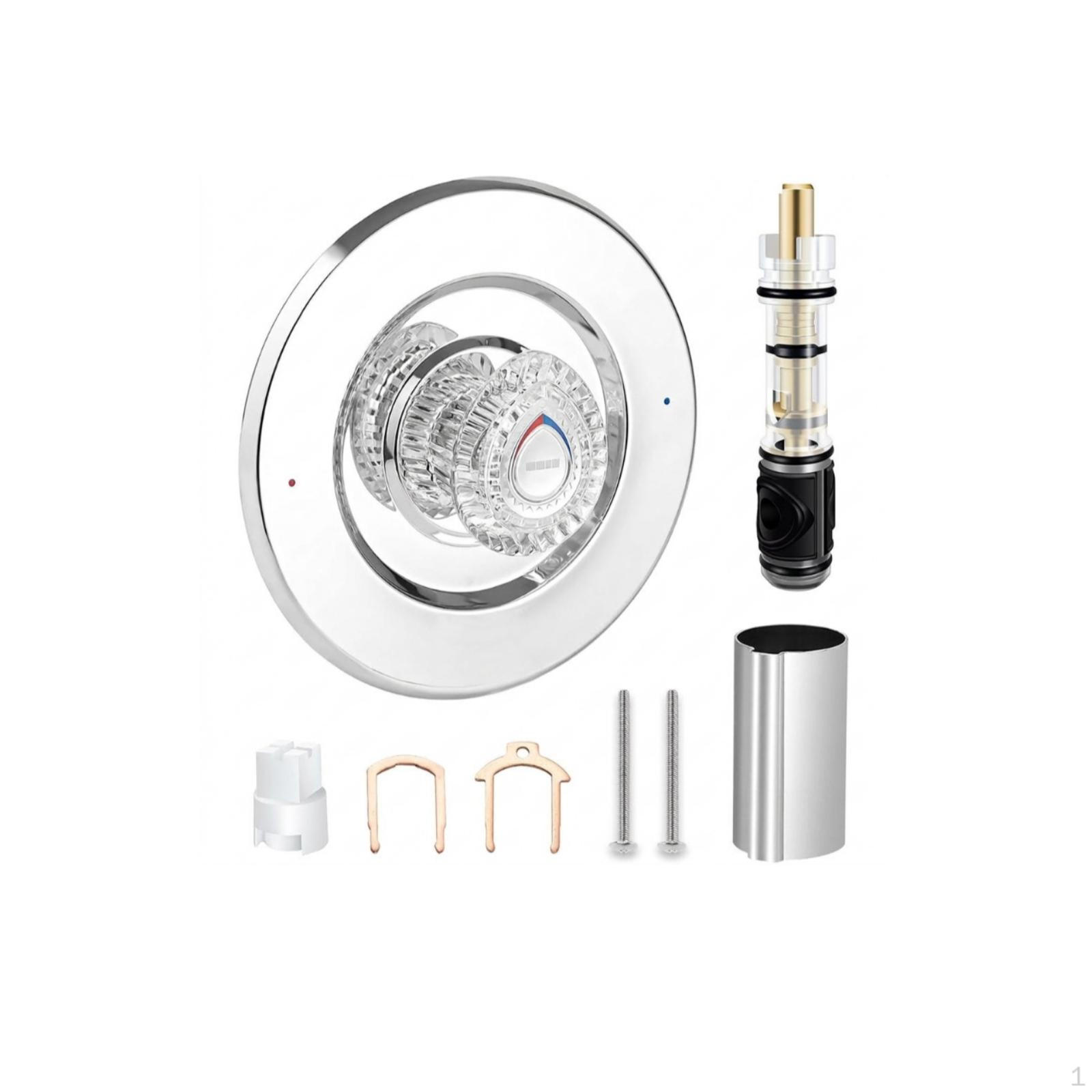 Shower Kit with Replacement Escutcheon Compatible Hardware for T470 1225 Valve