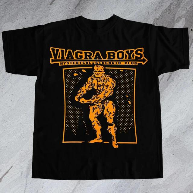 Редкий! Viagra Boys Hysterical Strength Клубная Футболка Унисекс Концертная S - 5XL AR377 Унисекс Футболка XXL