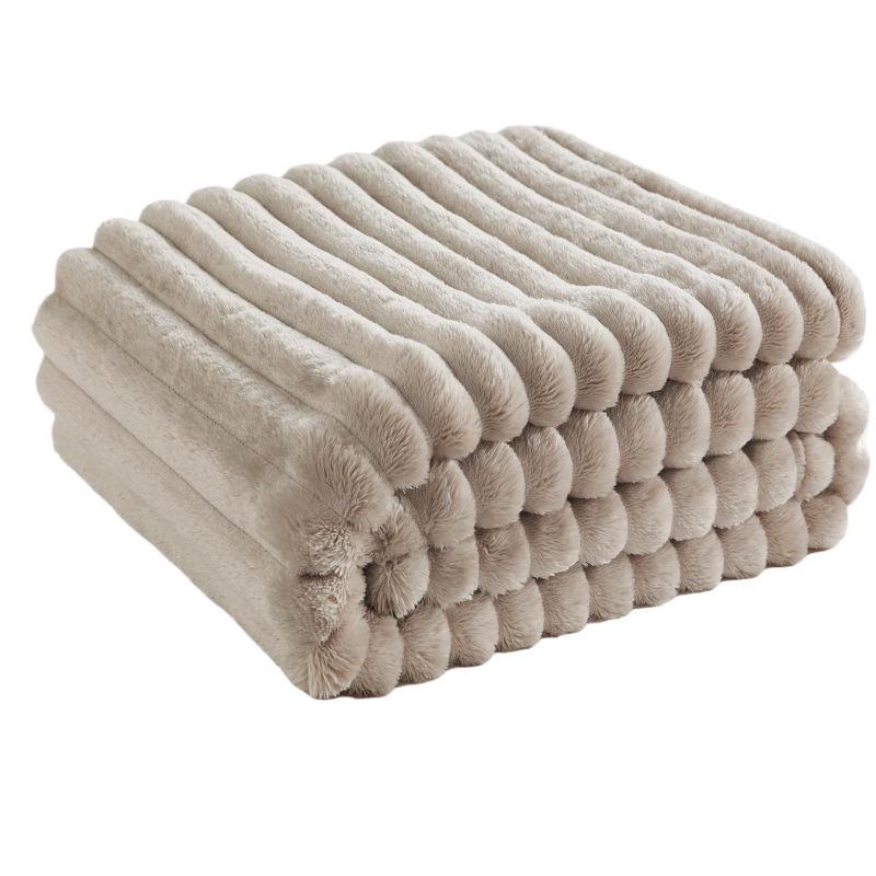Ultra-Soft Plush Sofa Blanket - Cozy, Warm Bedding for Cold Weather