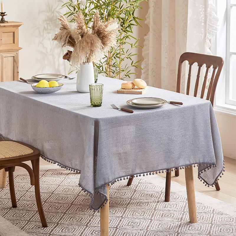 New Dust-proof and Heat-insulating Tablecloth Household Rectangular Dining Table Cloth Coffee Table Cover Cloth