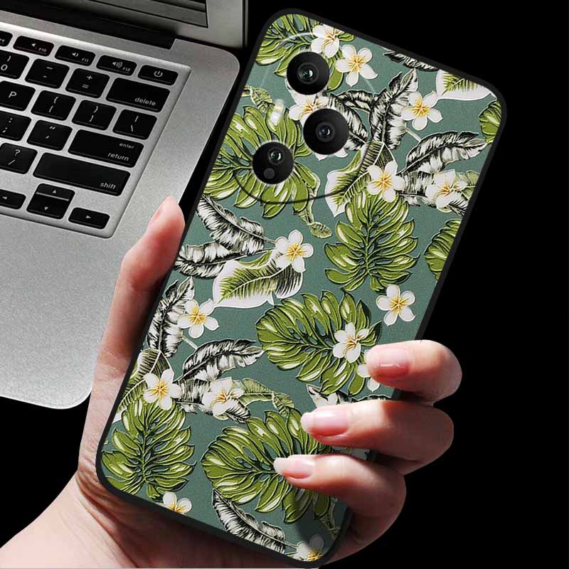 Emboss Case For Honor 400 / 400 Pro / 400 Lite 3D Relief Embossed Retro Silicone Back Cover For Honor 400 Pro 400 5G Soft Emboss