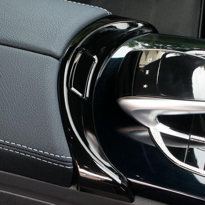 Car Center Console Armrest Box Buttons Frame Decoration Sticker Trim for Mercedes-Benz C Class W205 GLC X253