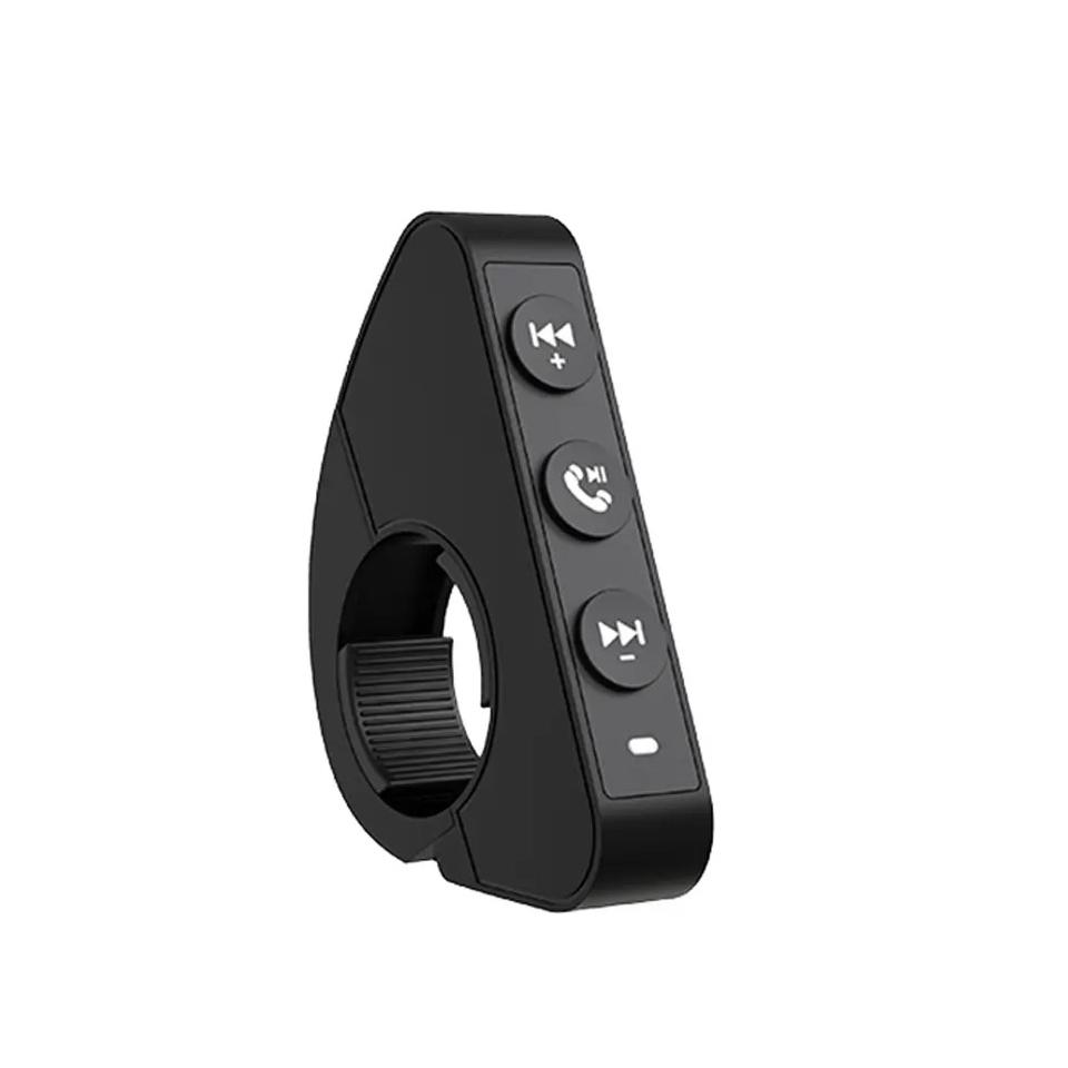 Wireless Bluetooth Remote Controller Motorcycle Handlebar Remote Button Waterproof Universal for Motorcycle Bike Helmet Headset