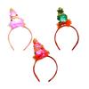Leuchtendes Stirnband Weihnachtsbaumform Haarreif Party Kopfschmuck Cosplay Kostüm Requisite