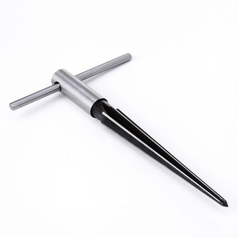 5-16mm Hand Reamer Tapered Steel Flute Handle Reamer Tool Taper