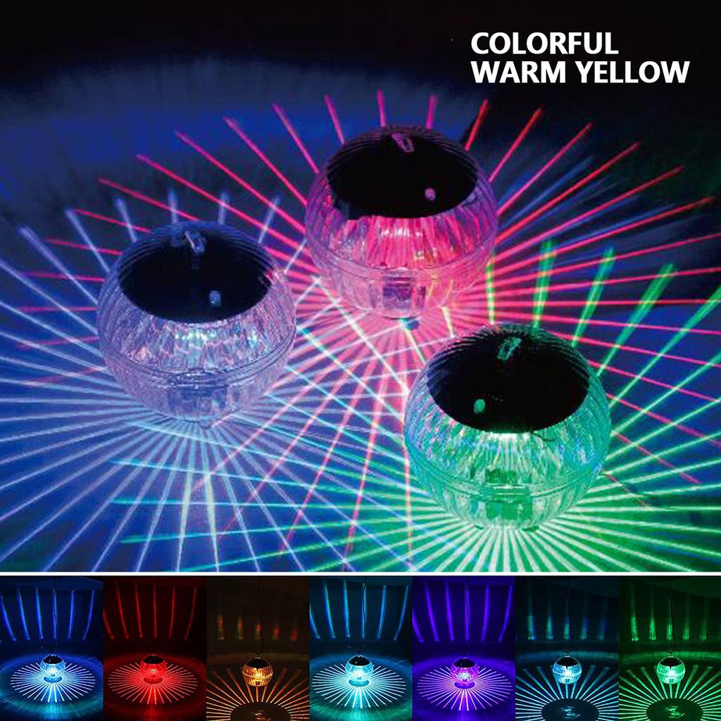 Solar Floating Pool Lights LED Night Light Swimming Pool Light Underwater Glow Ball Lamp Waterproof Garden Solar Lighting