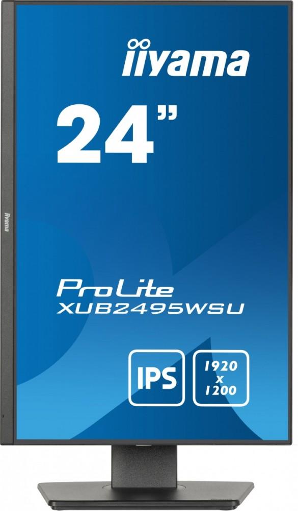Monitor 24 Inch XUB2495WSU-B7 IPS,16:10,300cd,4ms,HDMI,DP,3xUSB(3.2), 1xUSB-c,2x2W,FlickerFree,HAS(150mm)