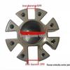 Römische Regenschirmzubehörteile: Armlehnen, Kurbelgriffe, Einzugsmechanismen, Ersatzteile, Sonnenschirme für den Außenbereich, Kappen, Seile.