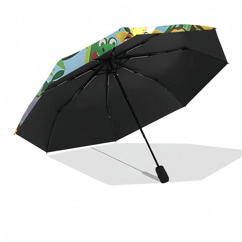 1pc Safari Animals Automatic Folding Umbrella, Heavy-Duty 8-Rib Construction, Perfect for Everyday Yy251114149