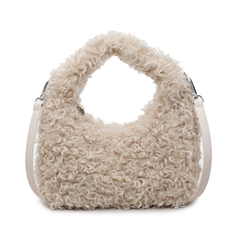 

Autumn/Winter 2025 Women s High-Value Niche Shoulder Bag: Chic, Casual, Furry Design хаки
