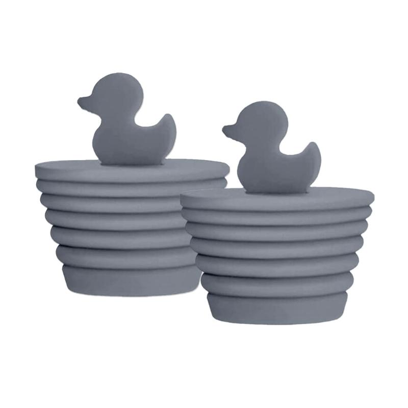Reusable Bathroom Plug Universal Drain Stopper Silicone Anti-clogging Kitchen Sink Stopper Bathtub Plug Accessories 2pcs