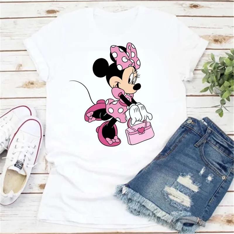 Oversized Unisex T Shirts Cartoon Print Ladies Clothes Cute T Shirts Short Sleeve Tops Y2k Harajuku