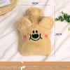 Bouteille d'eau chaude d'hiver en peluche épaisse: Anti-Explosion, Design Mignon Dessin Animé, Chauffe-Mains Portable pour Étudiants